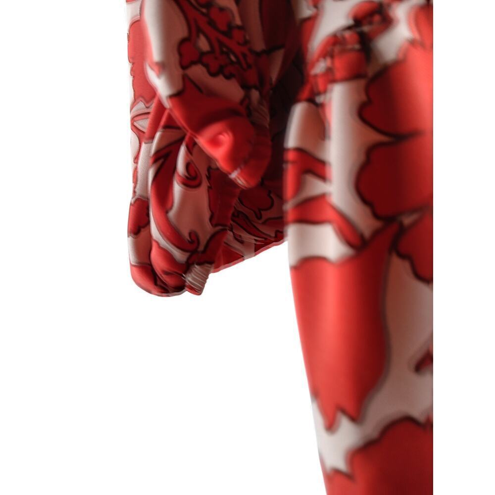 New Easel Oversized Red Floral Boho Dress Women’s Small Cottagecore - Picture 6 of 15